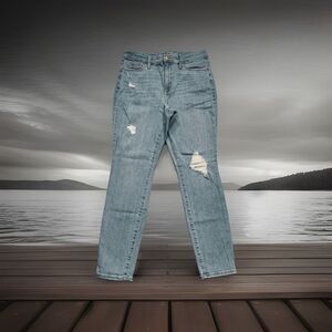 Universal Thread High Rise Skinny Jeans 8/29 (29x27.5) Blue Distressed Womens